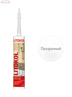 Герметик санитарный силиконовый Litokol SA прозрачный (310 мл)